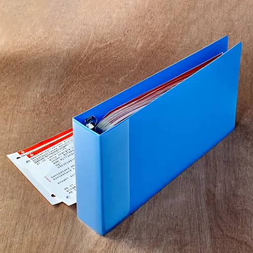 Složka s bankovními výpisy