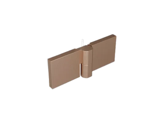 MEXEN LUNAR pant pravý /2 kusy/, měď kartáčovaná 830-05-65-P