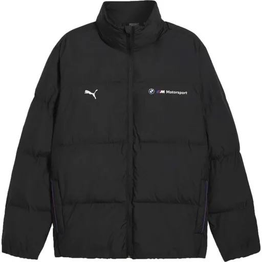 Puma BMW M MOTORSPORT ESSENTIALS+ PUFFER JACKET Pánská bunda, černá, velikost