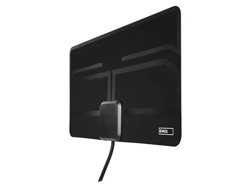 Anténa pokojová EMOS CITY LEAF-C600, DVB-T2, DAB, filtr LTE/4G/5G