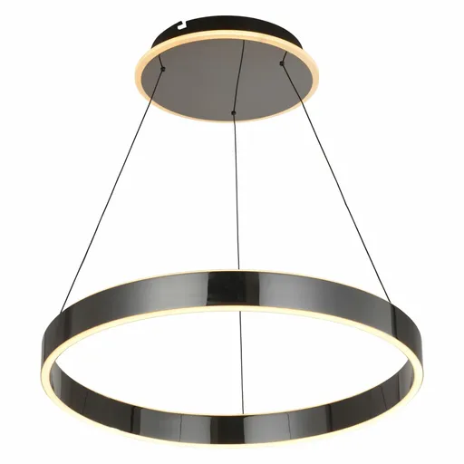 GeeTi Závěsné svítidlo Marling 50W 5000lm 3000K černý chrom