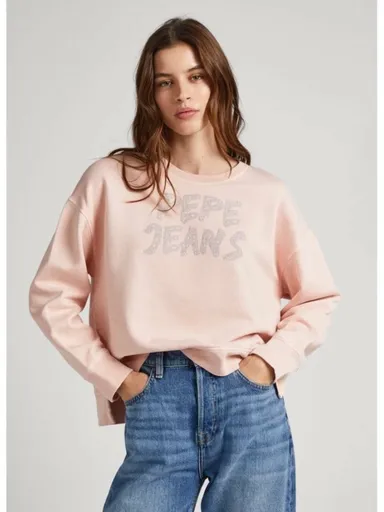 Pepe Jeans dámská růžová mikina Bailey PL581362323 M