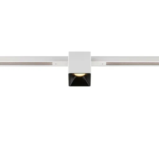 BIG WHITE (SLV) FIX-IT! 48V, DALI, hranatý, standardní lišta, spot, 2000-3000 K, 7,4 W, 36°, bílý / černý 1008977