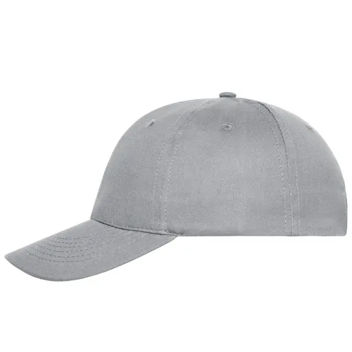 Myrtle Beach (Daiber) 6 panelová kšiltovka z bio bavlny MB6236 - Světle šedá