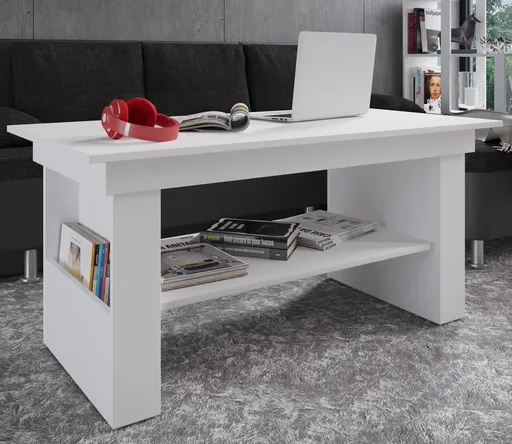 VCM Konferenční stolek Kobila, bílý