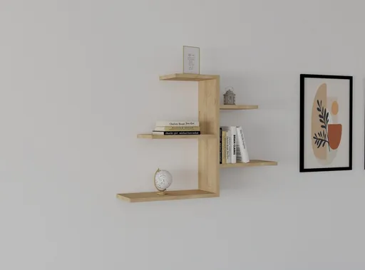 Nástěnná police Gami - Sapphire Oak