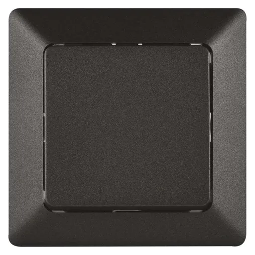 EMOS Antracitový přepínač střídavý  (schodišťový) č. 1,6 A6100.5