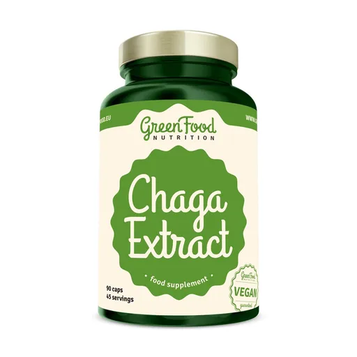 GreenFood Chaga Extract 90 kapslí