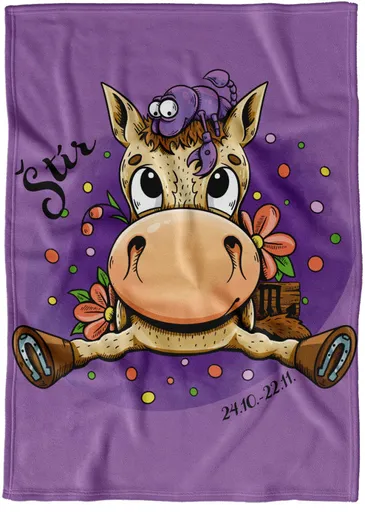 Deka Koňská znamení – štír (Podšití beránkem: NE)