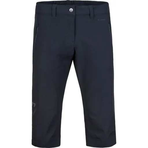 Hannah KAROL Dámské 3/4 softshellové kalhoty, černá, velikost