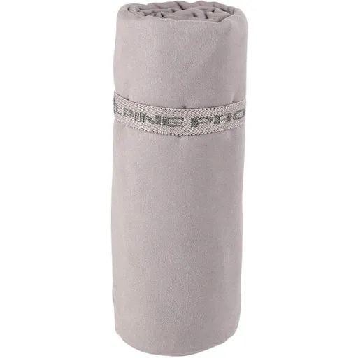 ALPINE PRO BRIGENE Outdoorová osuška, šedá, velikost