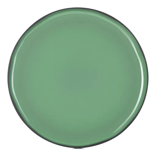 Servírovací talíř kulatý mátový Mint CARACTERE REVOL