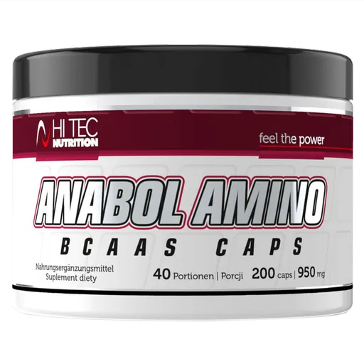HiTec Nutrition Anabol Amino BCAA S - 200 kapslí