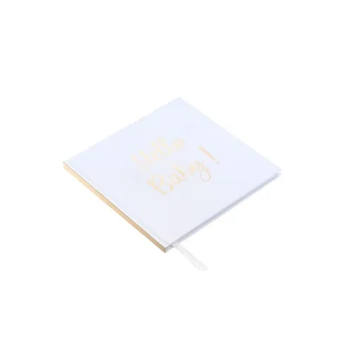 Chaks Kniha hostí biela - Hello Baby 20,5 x 20,5 cm