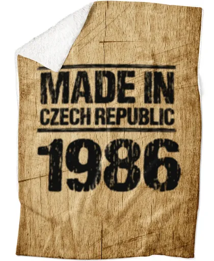 Deka Made In (rok: 1986, Podšití beránkem: ANO)