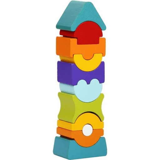 CUBIKA 12862 Balanční věž IX dřevěná skládačka