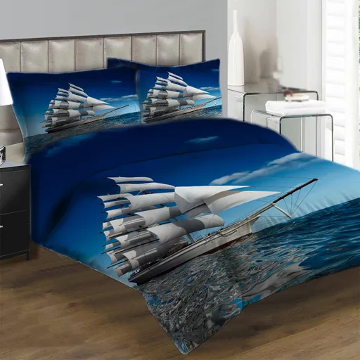 IMPAR Povlečení Loď 200x140 cm (Rozměr : 1x150/200 + 1x60/50)