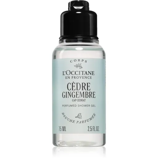 L’Occitane Cèdre Gingembre Perfumed Shower Gel sprchový gel 75 ml