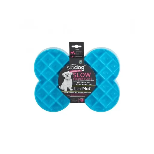 SloDog MINI protihltací miska, Barva: Modrá