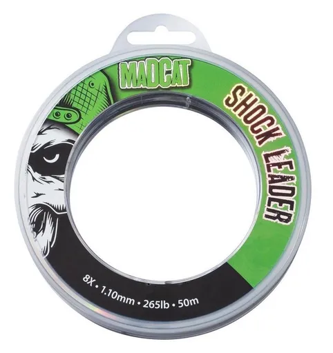 Madcat Šoková šňůra Shock Leader 8X 1,10mm 50m,Madcat Šoková šňůra Shock Leader 8X 1,10mm 50m
