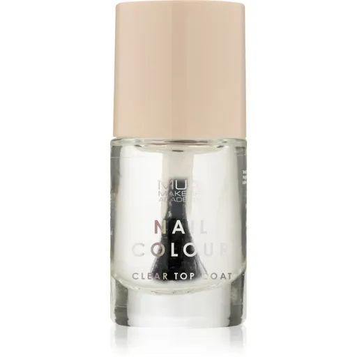 MUA Makeup Academy Nail Colour lak na nehty odstín Clear Top Coat 10 ml