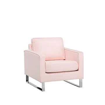 Čalouněné křeslo růžové VIND, 112713