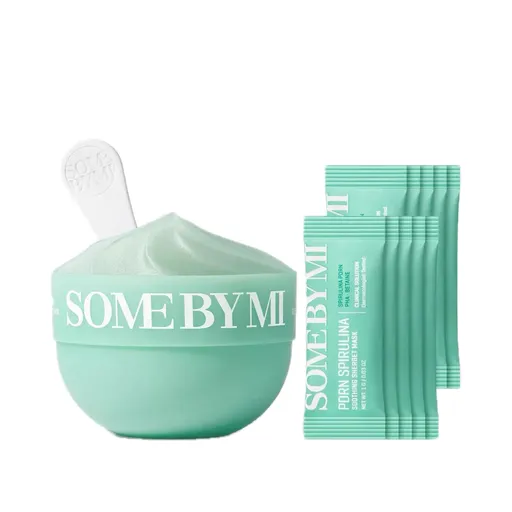 Some By Mi Zklidňující pleťová maska PDRN Spirulina (Soothing Sherbet Mask) 10 x 1 g