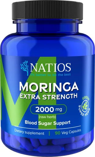 Natios Moringa Extract 2000 mg 90 veganských kapslí