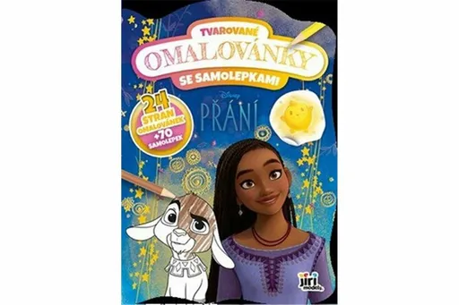 Tvarované omalovánky - Přání