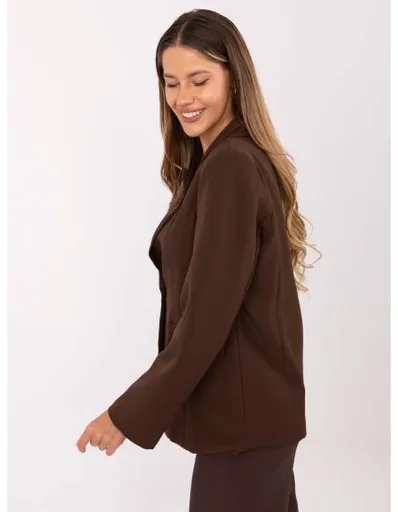 Hnědá dámská bunda s podšívkou RUE PARIS