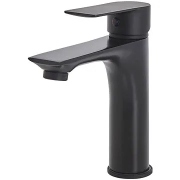 Černá umyvadlová baterie BERLOI, 235556 (beliani_235556)