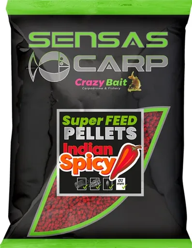Sensas Pelety Super Feed Indian Spicy 650g,Sensas Pelety Super Feed Indian Spicy 650g