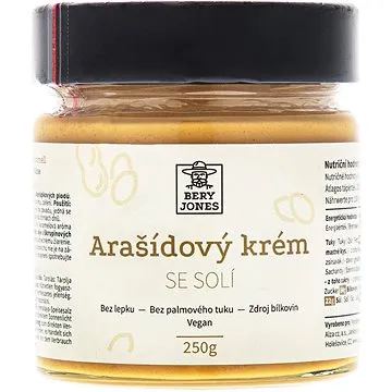 Bery Jones Arašídový krém se solí 250g (8595691051759)