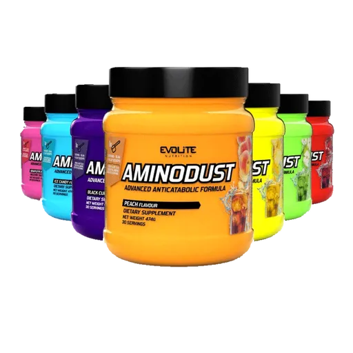 Evolite Nutrition Aminodust 474g - černý rybíz