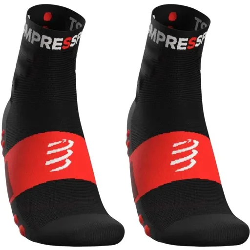 Compressport TRAINING SOCKS 2-PACK Sportovní ponožky, černá, velikost