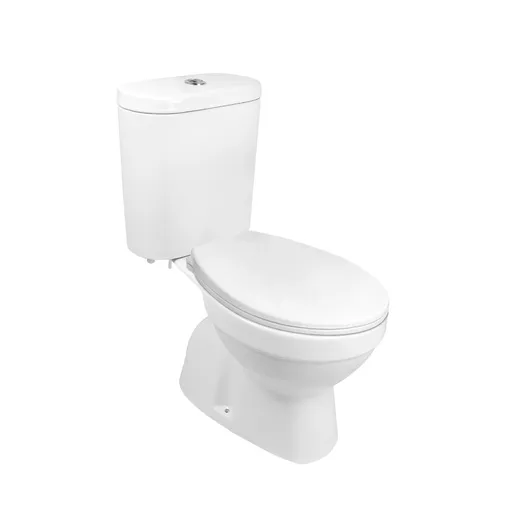 Mereo WC kombi, RIMLESS, spodní odpad s armaturou VSD98