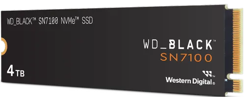 WD Black SN7100/4TB/SSD/M.2 NVMe PCIe/Gen 4,(R:7000, W:6700MB/s)