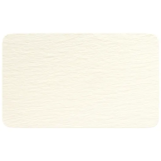 Víceúčelový talíř, hranatý, kolekce Manufacture Rock blanc - Villeroy & Boch