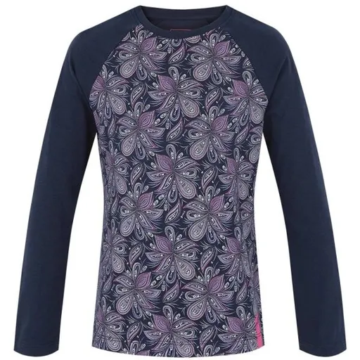 LOAP BINELLA Dívčí triko, tmavě modrá, velikost 112-116