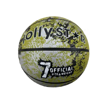 Míč basketbalový JollyStar zelený