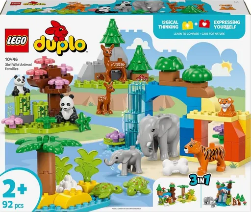 Rodinky divokých zvířat 3 v 1 - Lego Duplo (10446)