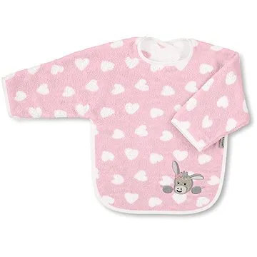 Sterntaler Froté bryndák s rukávy oslík Emma, srdíčka 7071838 (4055579731332)