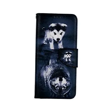 TopQ Samsung A32 knížkové Odraz vlka 61064 (Sun-61064)