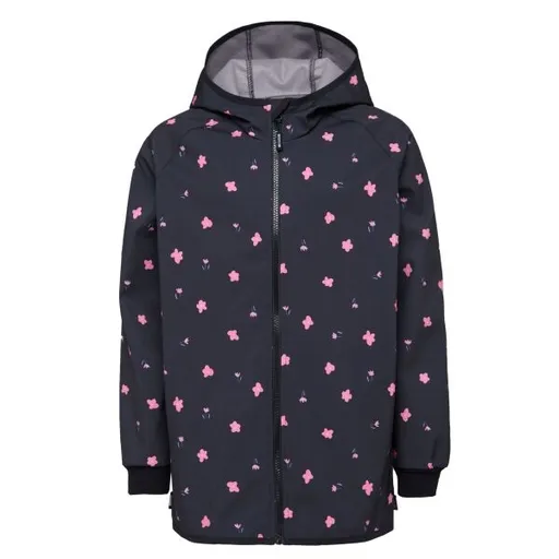 UNUO BASIC Dětská softshellová bunda, černá, velikost 122-128