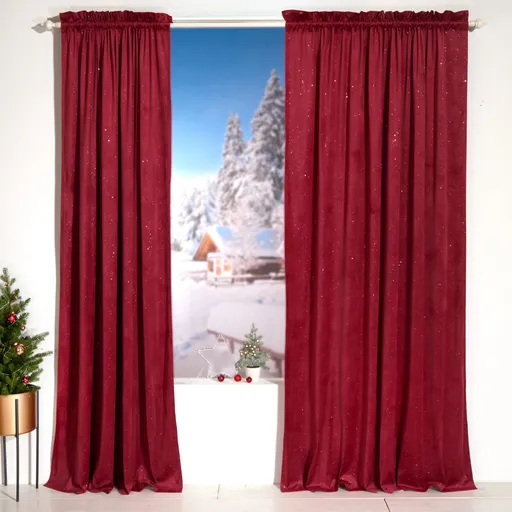 1 závěs na dveře s třpytkami