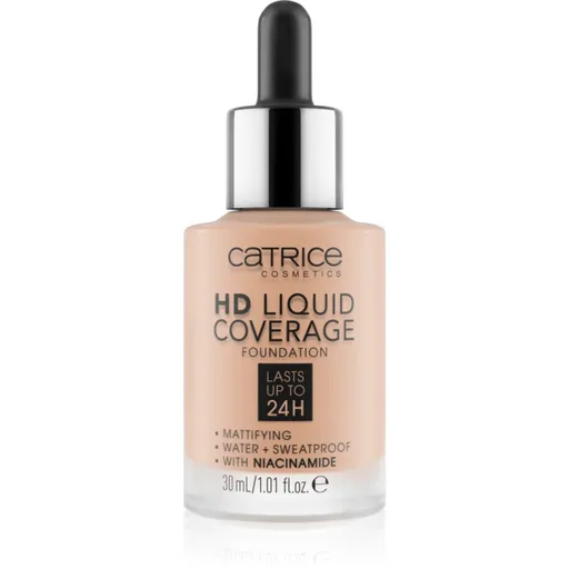 Catrice HD Liquid Coverage make-up odstín 020 Rose Beige 30 ml