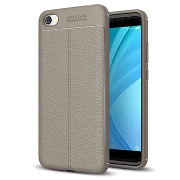 gumové pouzdro Litchi Pattern na Xiaomi Redmi 5A, šedé (HUR44731)