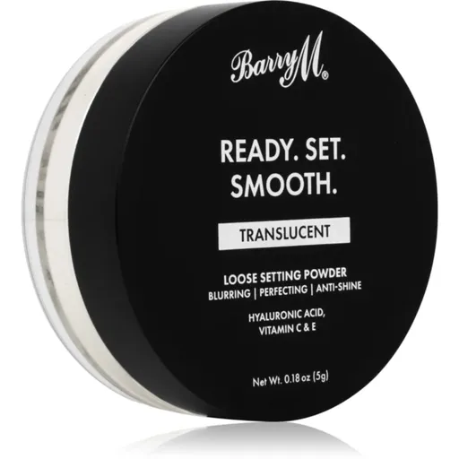 Barry M Ready Set Smooth matující sypký pudr odstín Translucent 5 g
