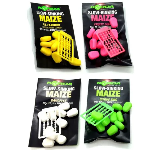 Korda umělá kukuřice slow sinking maize-žlutá ovocný mix