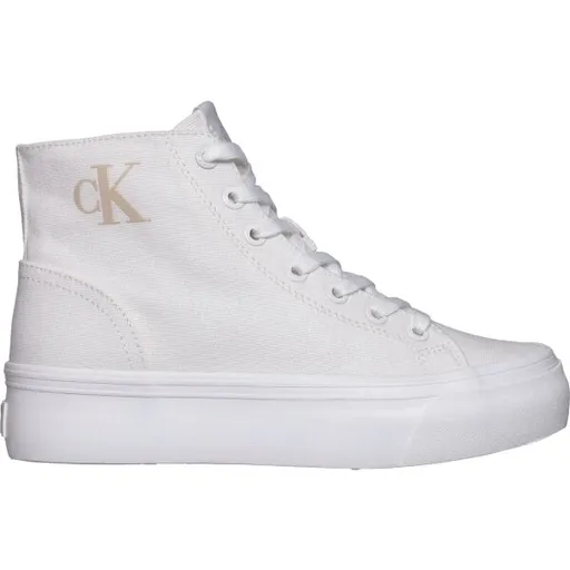 Calvin Klein VULC FLATFORM MID CV MG Dámské tenisky, bílá, velikost